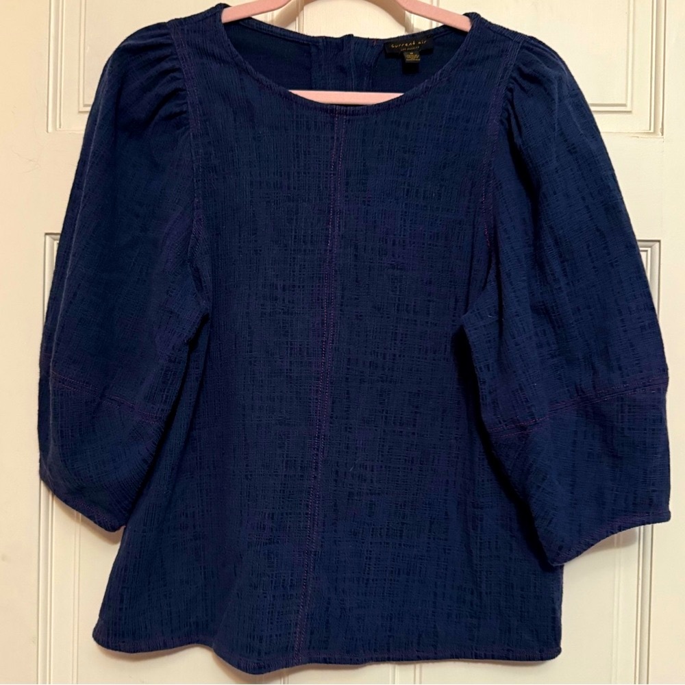Cute Navy Blue Women's Top by Current Elliott